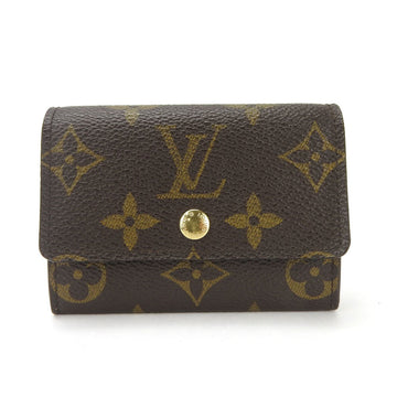 LOUIS VUITTON Coin Case Purse Portomone Pla M61930 Monogram Leather Accessories Women's LV  coin case monogram pvc