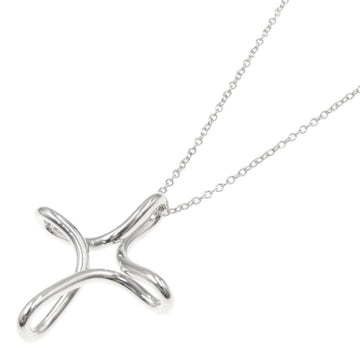 TIFFANY Open Cross Necklace Silver Women's &Co.