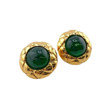 CHANEL Gripore earrings gold ladies