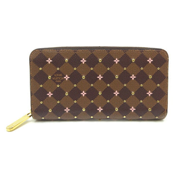 LOUIS VUITTON Zippy Women's Long Wallet N60473 Damier Ebene [Brown]