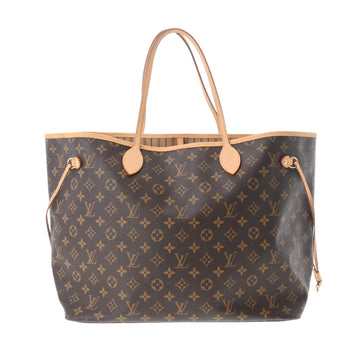 LOUIS VUITTON Monogram Neverfull GM Brown M40157 Women's Canvas Tote Bag