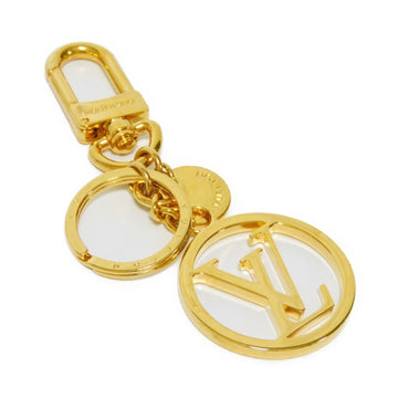 LOUIS VUITTON Keychain Bag Charm/LV Circle LV Signature Medallion Key Ring Logo Gold M68000 Men's Women's