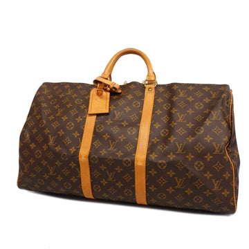 LOUIS VUITTONAuth  Monogram Keepol 55 M41424 Men,Women,Unisex Boston Bag