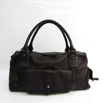 TOD'S Women's Leather Handbag Dark Brown