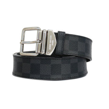 LOUIS VUITTONAuth  Damier Graphite Sunture Sydney M9708 Men's Standard Belt