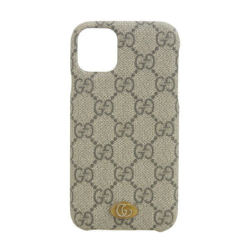 GUCCI GG Supreme iPhone 11 Smartphone Case 625710 Beige Women's