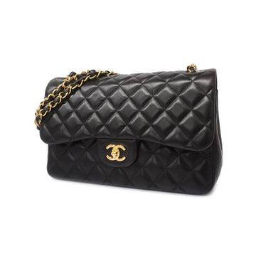 Chanel Matelasse Big Matelasse W Flap W Chain Women's Leather Shoulder Bag