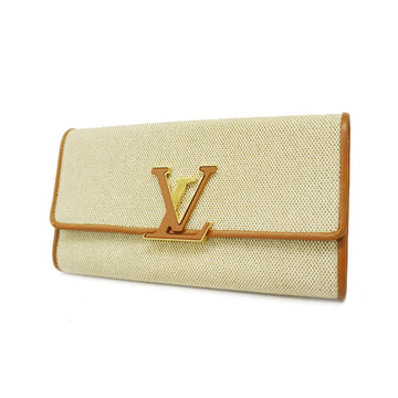 LOUIS VUITTONAuth  Bifold Long Wallet Portefeuille Capucines M80303