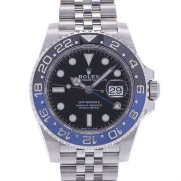 ROLEX GMT Master 2 126710BLNR Men's SS Watch Automatic Black Dial