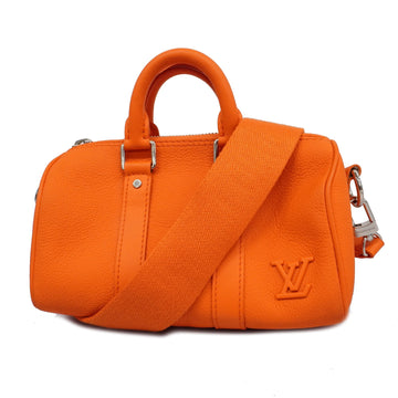 LOUIS VUITTONAuth  2WAY Bag LV Aerogram Keepall XS M81004 Volcano Orange