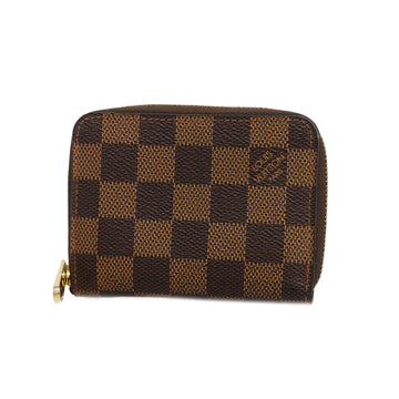 LOUIS VUITTONAuth  Damier Zippy Coin Purse N63070 Men,Women,Unisex Coin Purse/c