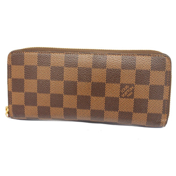 LOUIS VUITTONAuth  Damier Portefeuille Clemence N60534 Women's Long Wallet