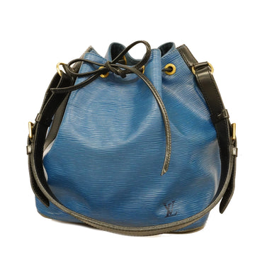 Louis Vuitton Shoulder Bag Epi Petite Noe M44152 Noir/Toledo Blue