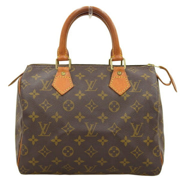 LOUIS VUITTON Monogram Speedy 25 Handbag Boston Bag M41528 Brown Women's