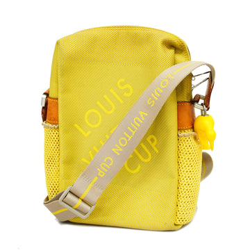 Louis Vuitton Damier Geant LV Cup Weatherly M80636 Men's Shoulder Bag Yellow