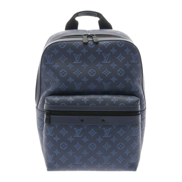 LOUIS VUITTON Monogram Shadow Splinter Backpack Blue M45728 Men's Calf Rucksack/Daypack