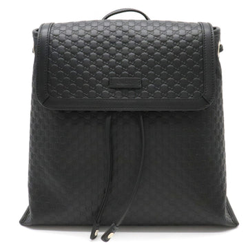Gucci Micro Shima Backpack Rucksack Leather Black 607993