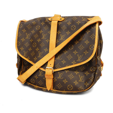 LOUIS VUITTON[3yc1895] Auth  Shoulder Bag Monogram Saumur 35 M42254