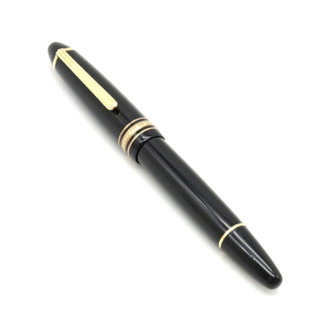 MONTBLANC Meisterstück Fountain Pen Nib K14 Black Gold Color Piston Inhalation No Ink
