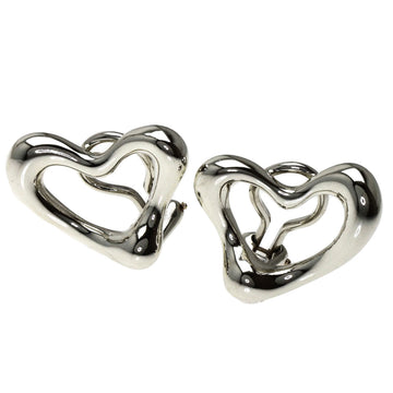 TIFFANY open heart earrings silver ladies &Co.
