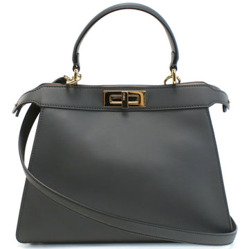 FENDI 8BN321 handbag gray ladies