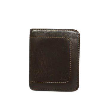 LOUIS VUITTONAuth  Utah Compact Wallet M92575 Wallet [bi-fold] Coffee