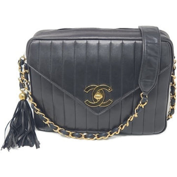 Chanel mademoiselle leather chain shoulder bag ladies