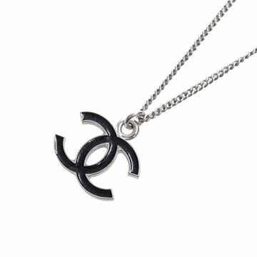 CHANEL Cocomark Necklace Black Ladies