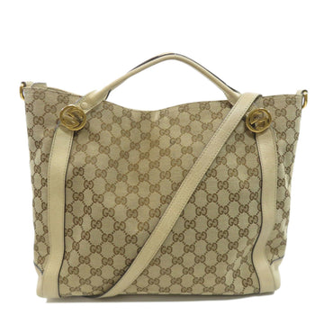 Gucci 323675 GG Handbag Canvas / Leather Women's GUCCI