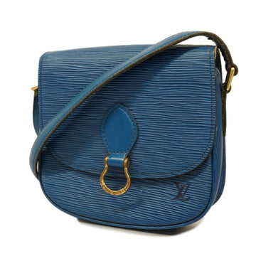 LOUIS VUITTONAuth  Epi Mini Saint Cloud M52215 Women's Shoulder Bag Toledo Blue
