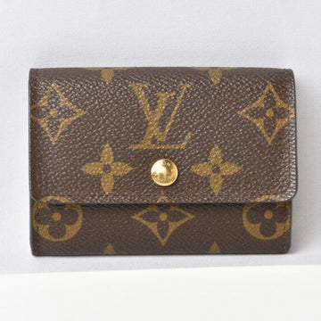 LOUIS VUITTON Coin Case Card  Wallet Portomone Plastic M61930 Monogram