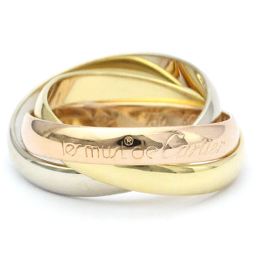 CARTIER Trinity Pink Gold [18K],White Gold [18K],Yellow Gold [18K] Fashion No Stone Band Ring Gold