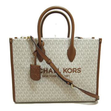 MICHAEL KORS 2wayShoulder Bag Beige PVC coated canvas 35F2G7ZT2B