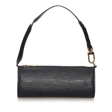Louis Vuitton Epi Soufflot Attached Pouch Noir Leather Women's