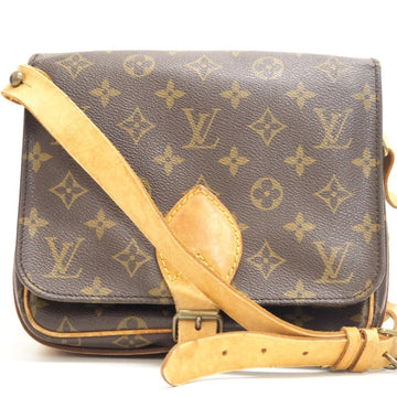 LOUIS VUITTON M51253 Cartesier Monogram Shoulder Bag Brown Women's