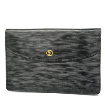 LOUIS VUITTONAuth  Epi Montagne 23 M52662 Women's Clutch Bag Noir