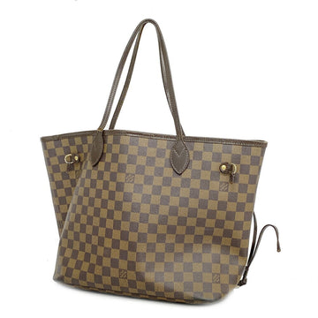 LOUIS VUITTON Tote Bag Damier Neverfull MM N51105 Ebene Women's