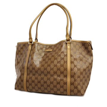 Gucci GG Crystal Tote Bag 197953 Women's GG Crystal Handbag,Tote Bag Brown,Gold
