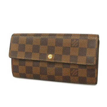 LOUIS VUITTONAuth  Damier Portefeuil Sala N61734 Men,Women,Unisex Long Wallet