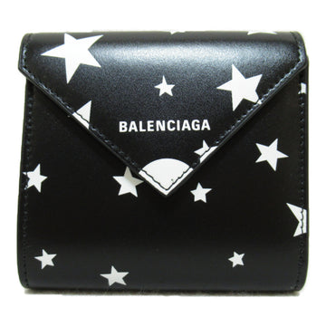 BALENCIAGA Black White Embossed leather 637450210FD1090