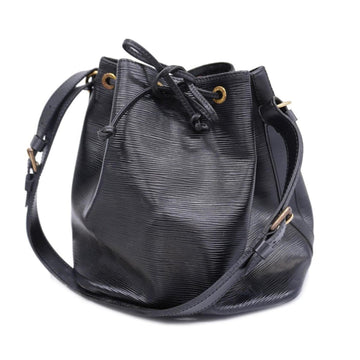 LOUIS VUITTON Shoulder Bag Epi Petit Noe M59012 Noir Ladies