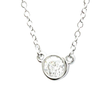 TIFFANY Diamonds By The Yard Platinum Diamond Men,Women Fashion Pendant Necklace [Silver]