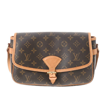 LOUIS VUITTON Monogram Sologne Brown M42250 Women's Canvas Shoulder Bag