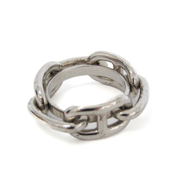 HERMES Metal Scarf Ring Silver Lugate Shane Dunkle