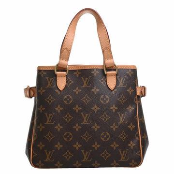 LOUIS VUITTON Monogram Batignolles Tote Bag M51156 Brown Women's