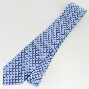 HERMES tie horse pattern grounder silk men's