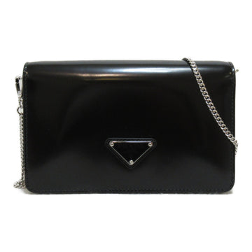 PRADA ChainShoulder Bag Black leather 1BD307ZO6 F0002