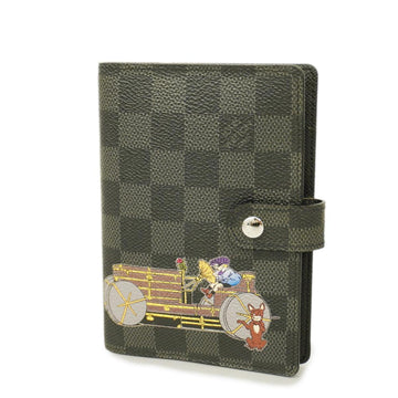 LOUIS VUITTON Notebook Cover Damier Graphite Illustre Agenda PM R21130 Black Men's Women's