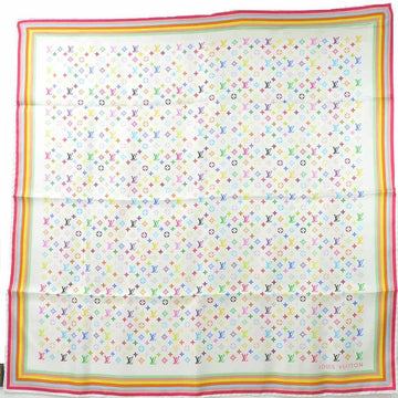 LOUIS VUITTON Scarf Monogram Multicolor Silk Bron Women's M71915