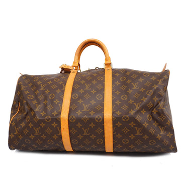 LOUIS VUITTONAuth  Monogram Keepol 55 M41424 Boston Bag